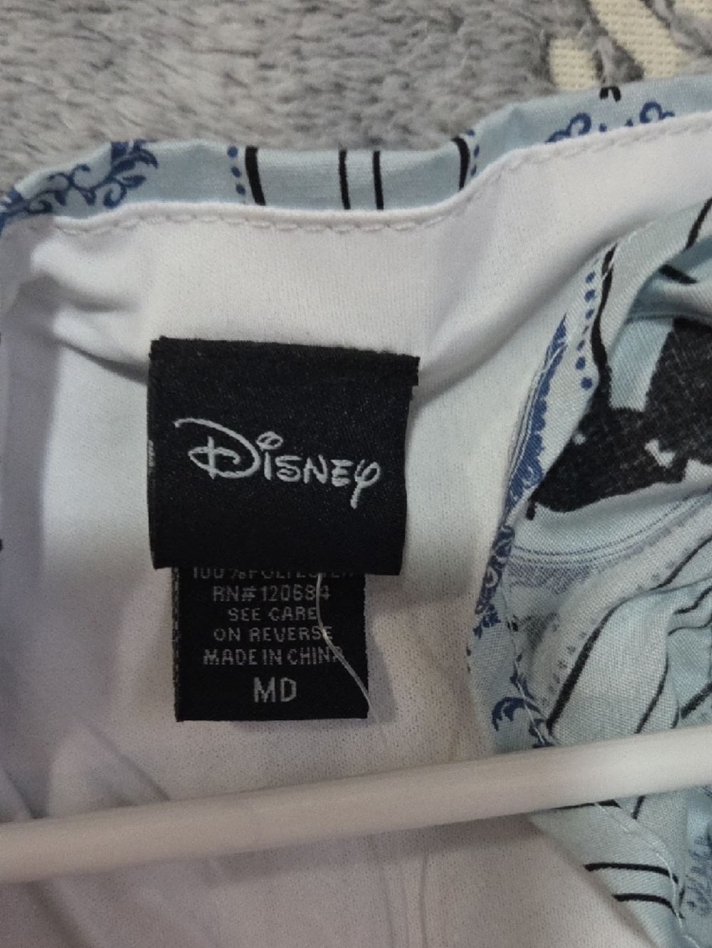 Disney Blue Ruffle-Strap Dress with Black Waistband - Picture 2 of 4